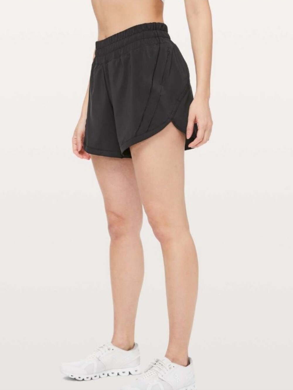 Lululemon Black Track That 5" Shorts Size 4